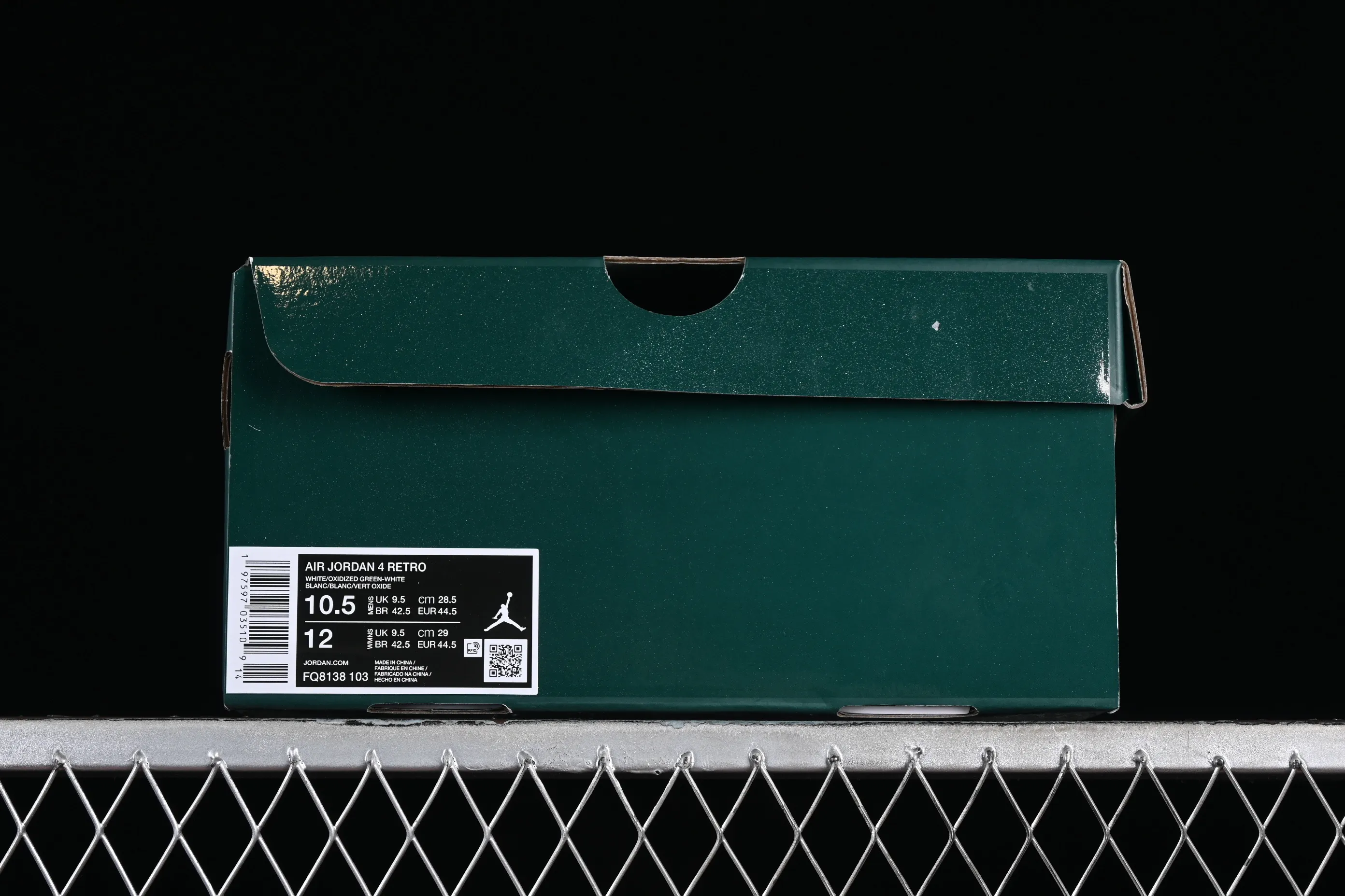 All categories Air Jordan Jordan series basketball shoes Air Jordan 4 GX foreign trade version Air Jordan 4 Retro "Oxidized Gree" AJ4 Joe 4 white green FQ8138-103